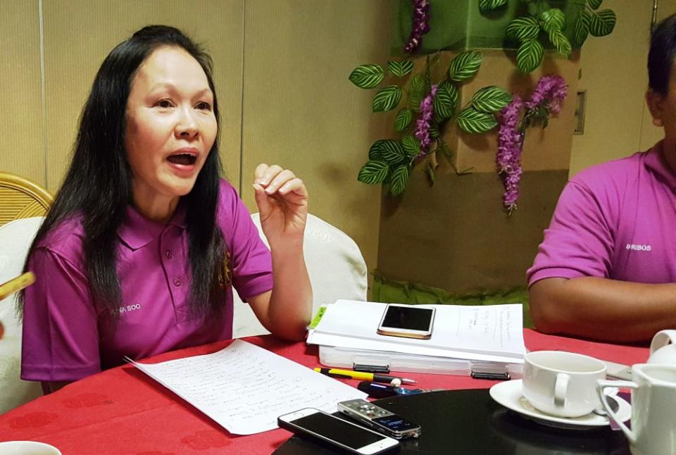 STAR president Lina Soo at a press conference in Kuching, June 8, 2018. ― Picture by Sulok Tawie