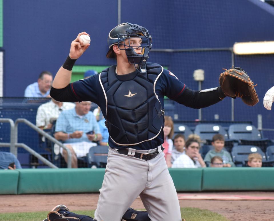 Ben Rice was hitting .255 with five homers and 14 RBI in his first 13 games with Double-A Somerset.