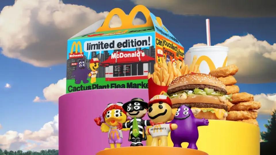 麥當勞超降San設計限量「快樂成人餐」玩具反成北美大熱門