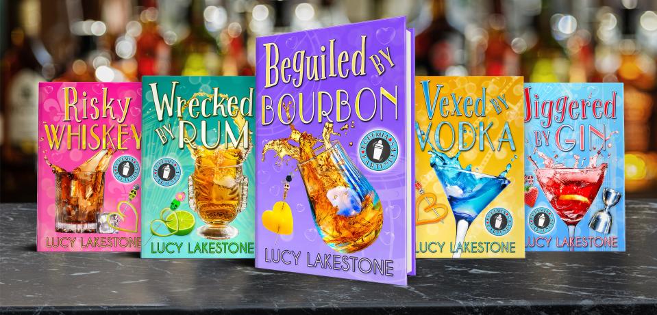 The Bohemia Bartenders Mysteries by Lucy Lakestone are funny whodunits featuring mixologists. Learn more at LucyLakestone.com.