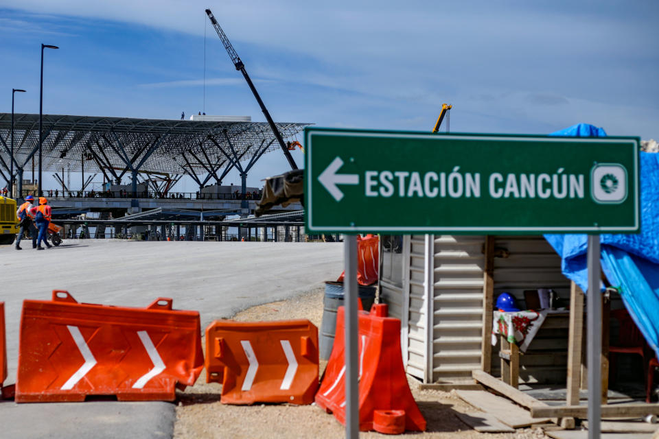 CANCUN, MEXICO. Estación Cancún, del Tren Maya | Medios y Media/Getty Images