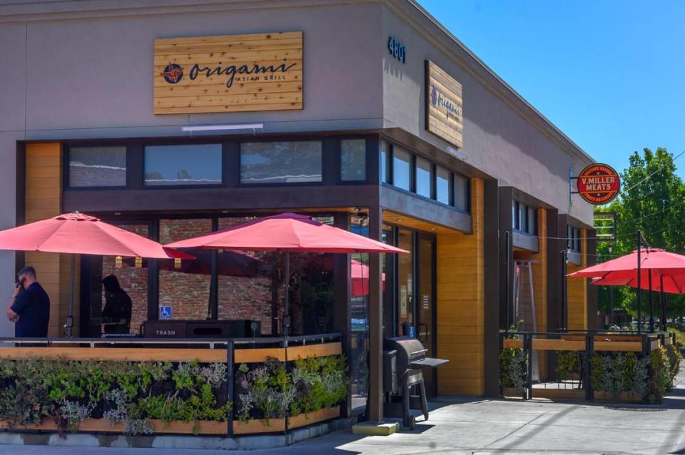 Executive chef and co-owner Scott Ostrander, of Origami Asian Grill, talked about their “You Gotta Try This,” appetizer of fried chicken made from a Petaluma half bird, infused maple, Szechuan peppercorn, orange and rosemary on Tuesday, July 23, 2019 in East Sacramento.