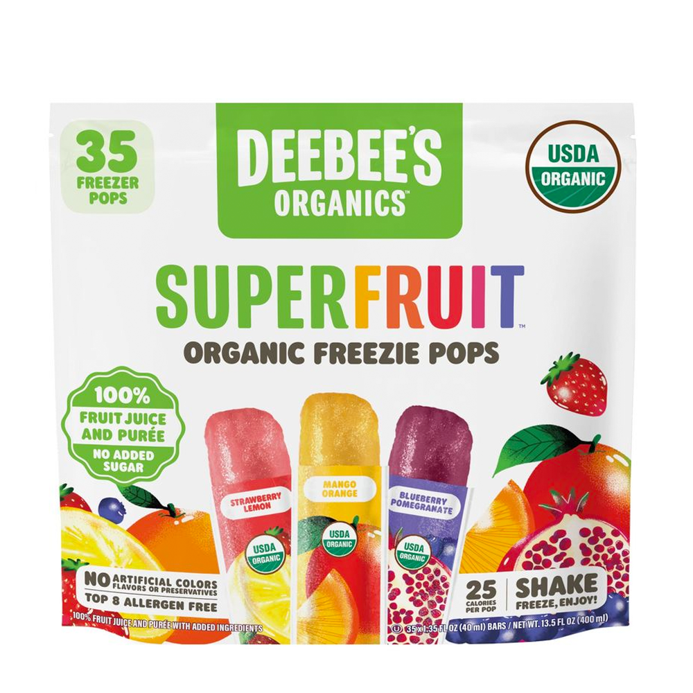 <p><a href="https://www.deebeesorganics.com/products/classic-superfruit-freezie" rel="nofollow noopener" target="_blank" data-ylk="slk:Shop Now;elm:context_link;itc:0;sec:content-canvas" class="link rapid-noclick-resp">Shop Now</a></p><p>Superfruit Organic Freezie Pops</p><p>$14.99</p><p>deebeesorganics.com</p><span class="copyright">Deebee's Organics</span>