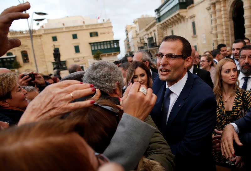 Robert Abela is sworn-in as Malta's Prime Minister in Valleta