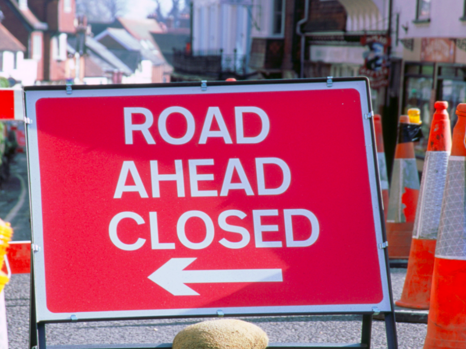 The law was used to stop a set of roadworks (Picture: Rex)