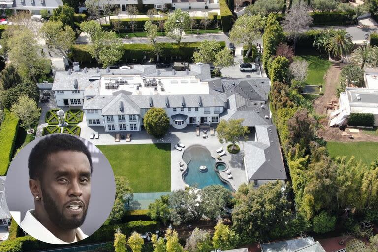 La mansión de Sean “Diddy” Combs en Los Ángeles, que fue allanada en el último mes