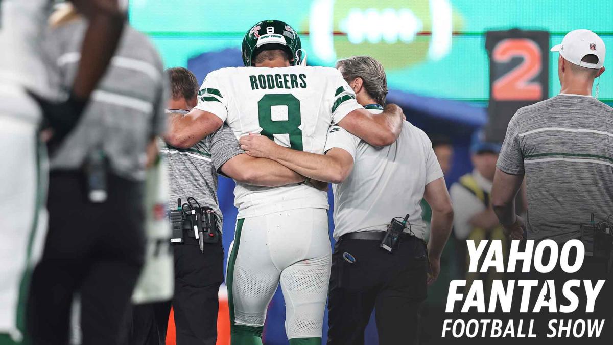 The Impact of Aaron Rodgers’ Injury on the Jets’ Fantasy Prospects this Season | Yahoo Fantasy Football Show