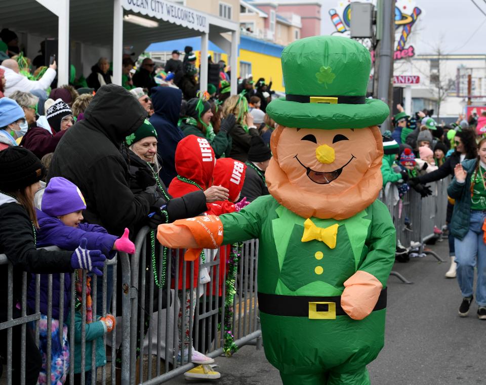 The annual St. Patrick's Day Parade returned to Ocean City, Maryland, Saturday, March 11, 2023. The parade was canceled in 2020 and 2021 due to COVID-19 pandemic and was axed in 2022 due to weather.