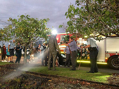 <p>German tourist stuck in mud flats in Cairns</p>