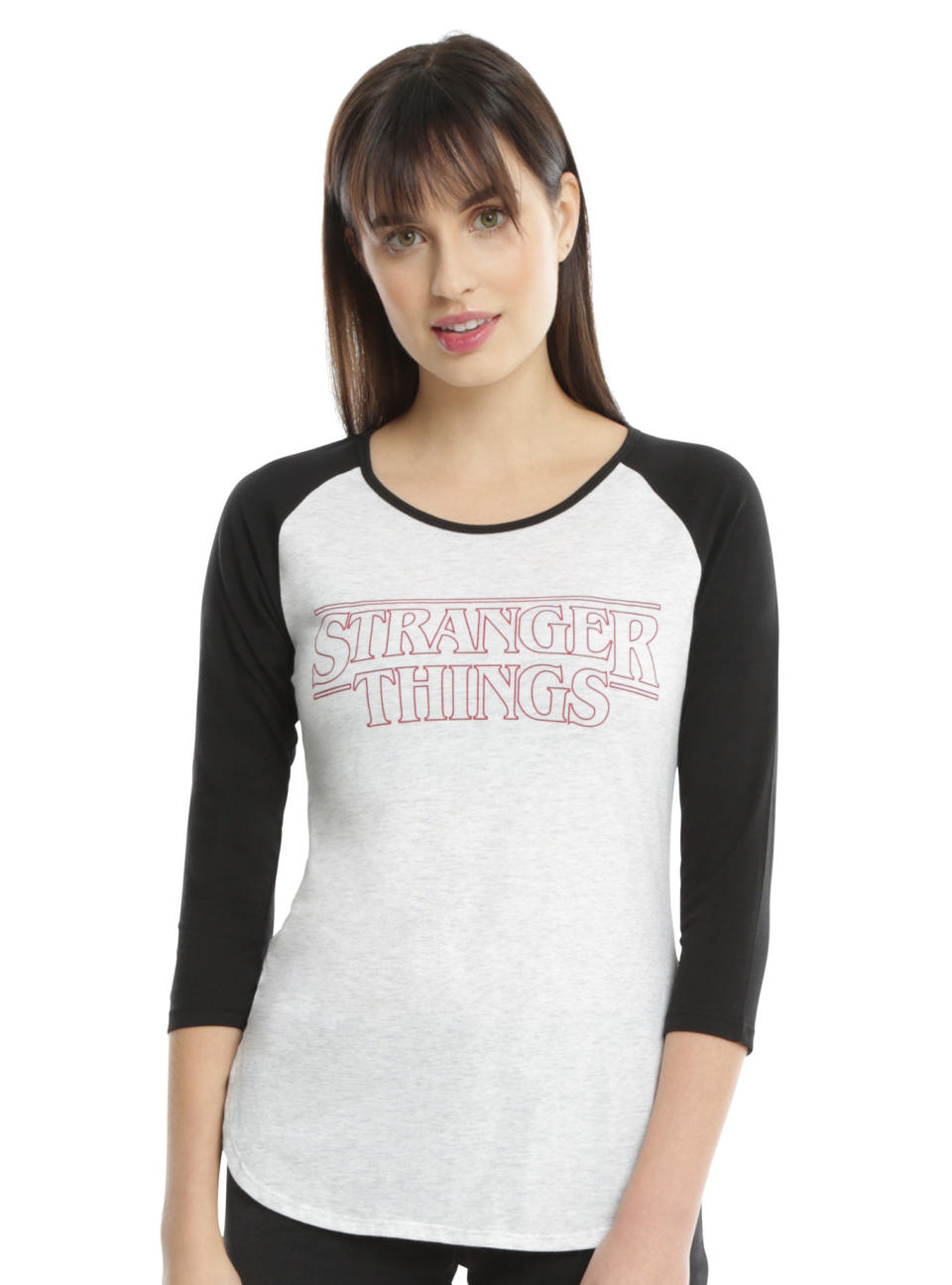 Logo girls raglan