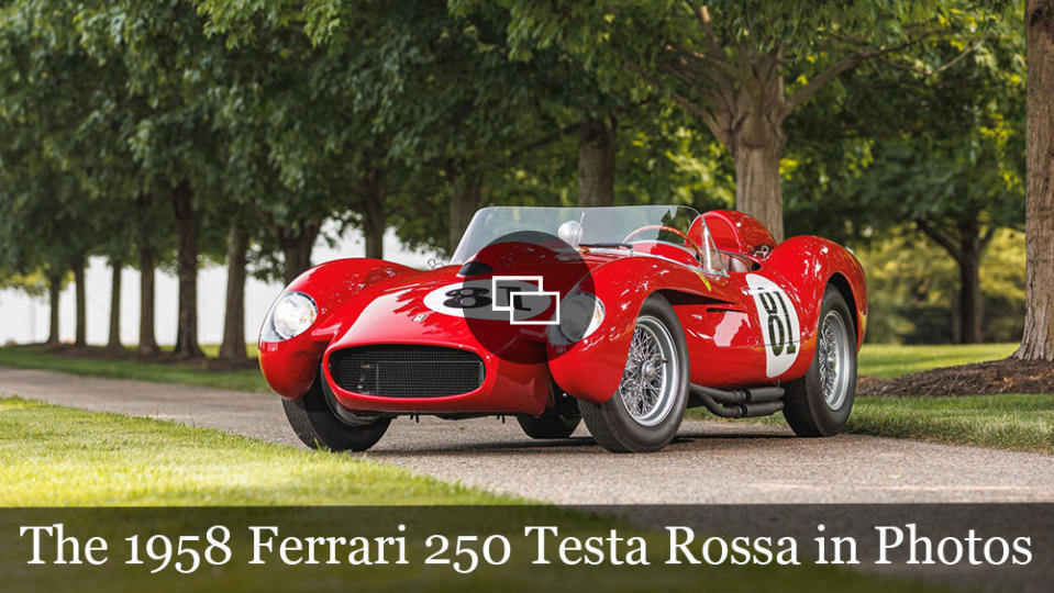 The 1958 Ferrari 250 “Pontoon Fendered” Testa Rossa in Photos