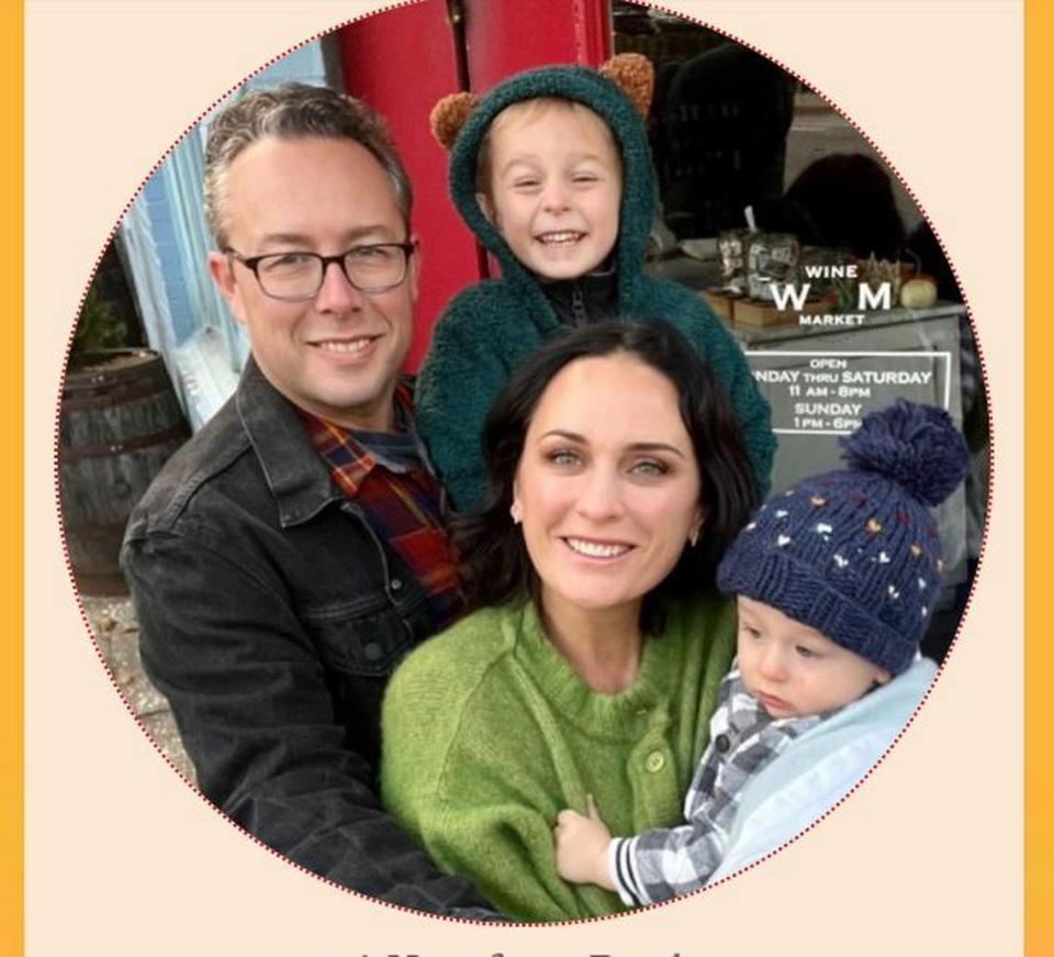 Wine+Market owner Renee Brewer, with her husband, Seth, and their children. Renee Brewer announced in a newsletter to customers that the market will close at the end of the year.