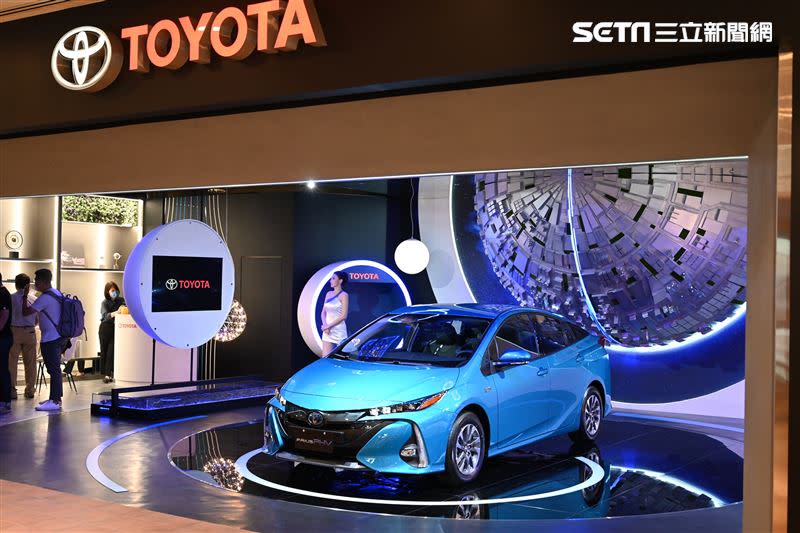 TOYOTA品牌形象館。（圖／鍾釗榛攝影）