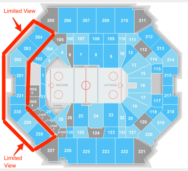 Brooklyn's Barclays Center might have the worst seat in American  professional sports