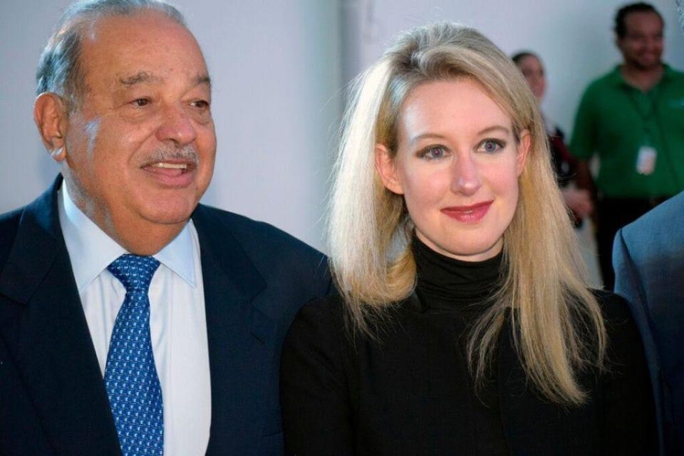 Carlos Slim y Elizabeth Holmes | Fundación Carlos Slm