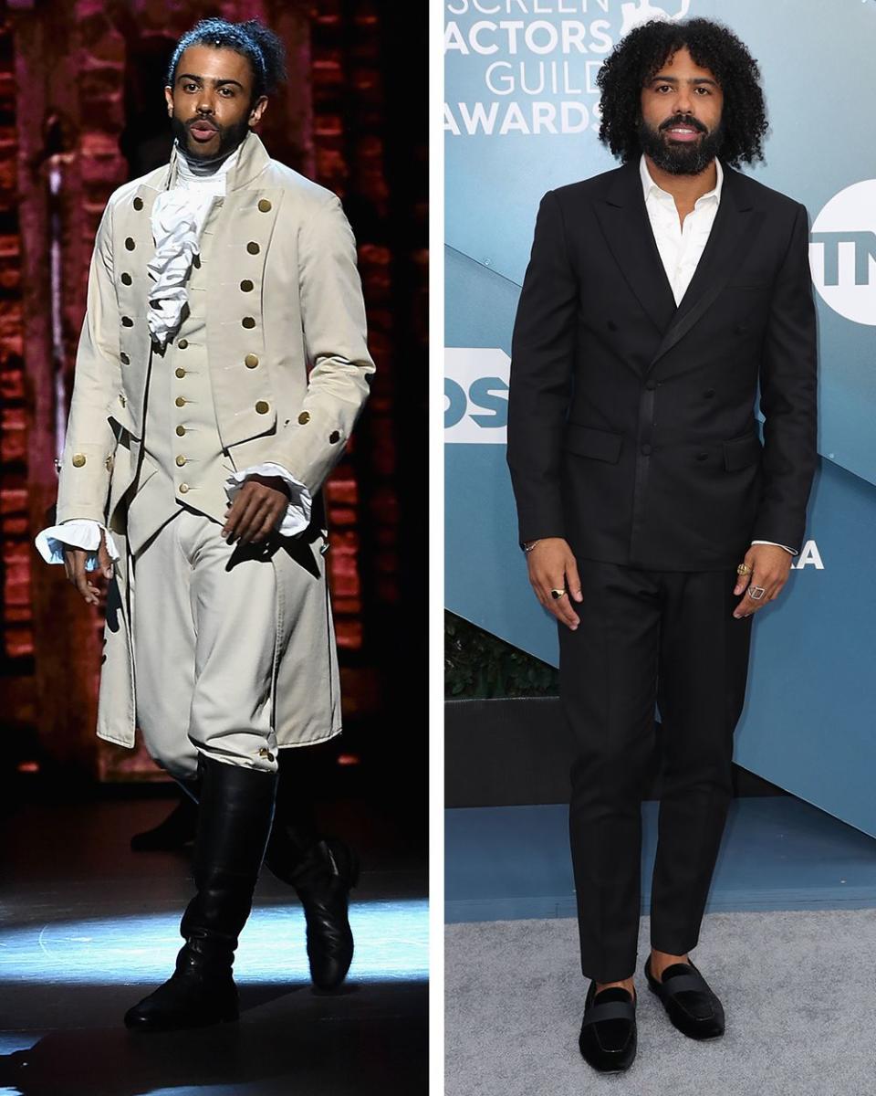 <p>After winning both Grammy and Tony Awards for originating his two <em>Hamilton </em>roles, Diggs's career has taken off. The actor played a recurring role in the series <em>Black-ish</em> and co-starred in the 2017 movie, <em>Wonder,</em> and 2019's <em>Velvet Buzzsaw.</em> Diggs also co-wrote, co-produced, and co-starred in the 2018 critically-acclaimed Sundance film, <em>Blindspotting. </em>Right now, Diggs stars in <a href="https://www.townandcountrymag.com/leisure/arts-and-culture/a32476582/snowpiercer-tv-show-review-eat-the-rich/" rel="nofollow noopener" target="_blank" data-ylk="slk:the post-apocolyptic drama series, Snowpiercer,;elm:context_link;itc:0;sec:content-canvas" class="link ">the post-apocolyptic drama series, <em>Snowpiercer</em>, </a>based on the Bong Joon-ho film. Coming up, the actor is set to play Sebastian in the live action remake of <em>The Little Mermaid</em>, produced by Lin-Manuel Miranda. </p>