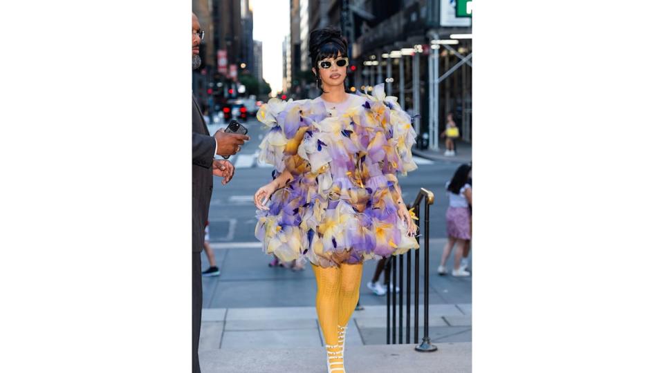 Cardi B attends the Marc Jacobs fashion show