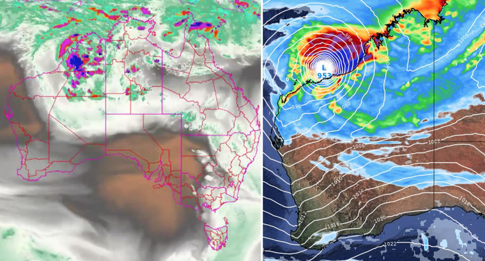 Parts of Western Australia have been told to brace for a possible cyclone