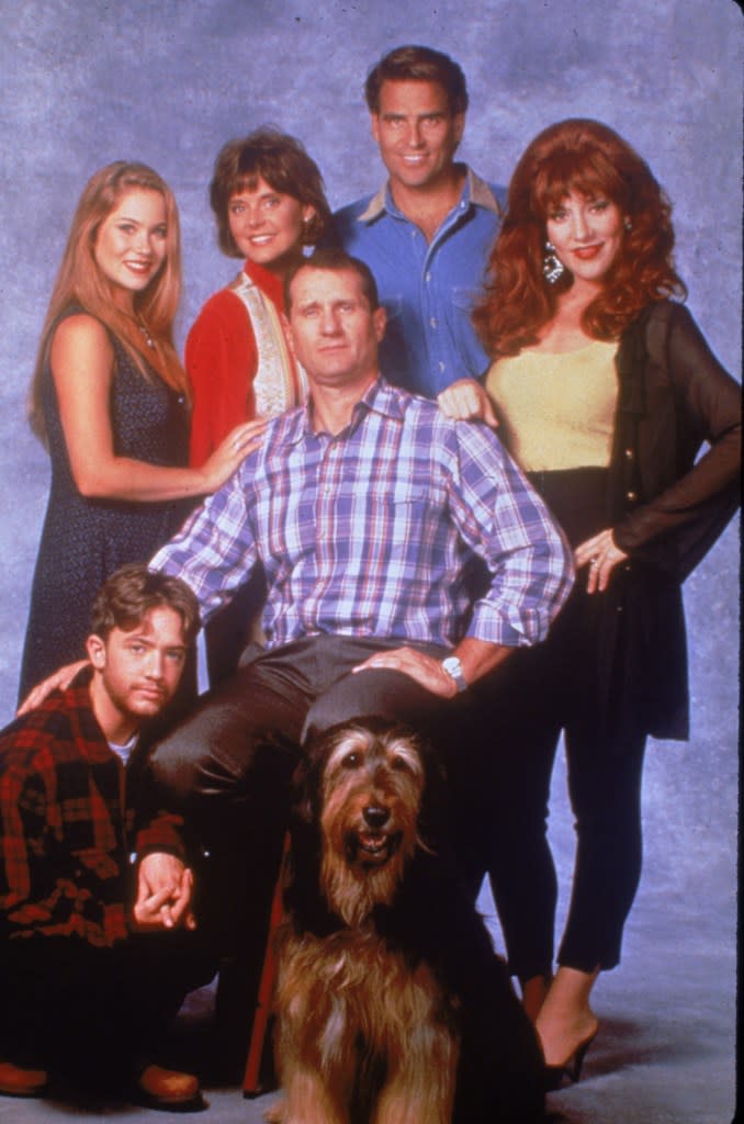 The cast of “Married … With Children” in 1994. Getty Images