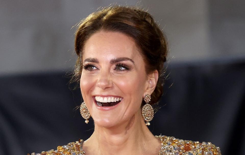 The Duchess of Cambridge attends the "No Time To Die" world premiere in London on September 28 - Chris Jackson