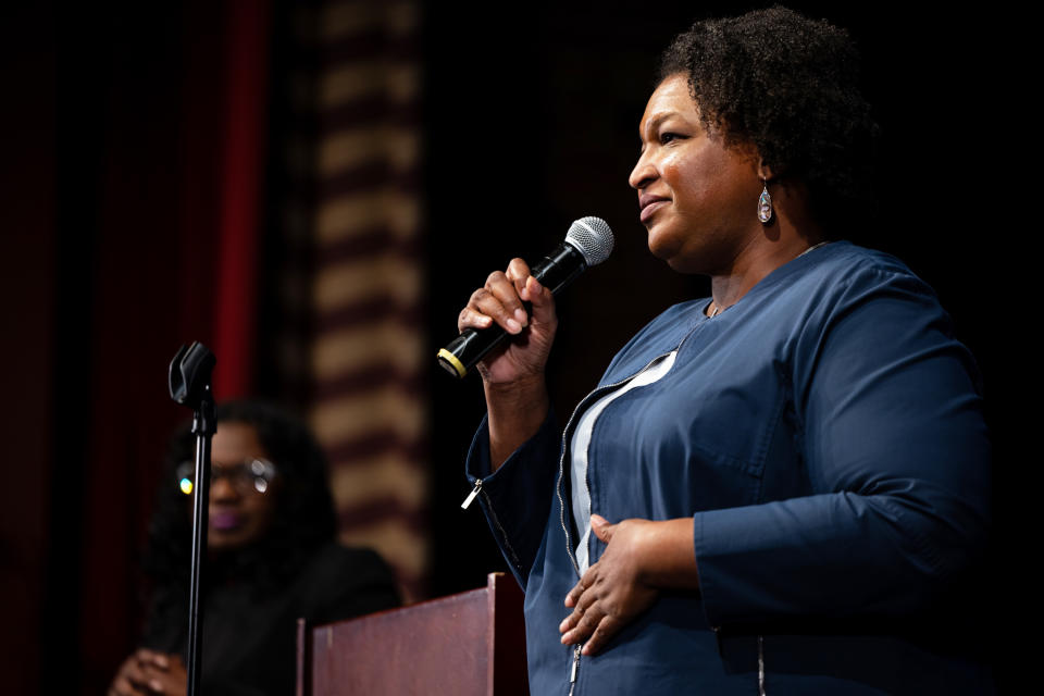 Stacey Abrams (Nathan Posner / Anadolu Agency via Getty Images )