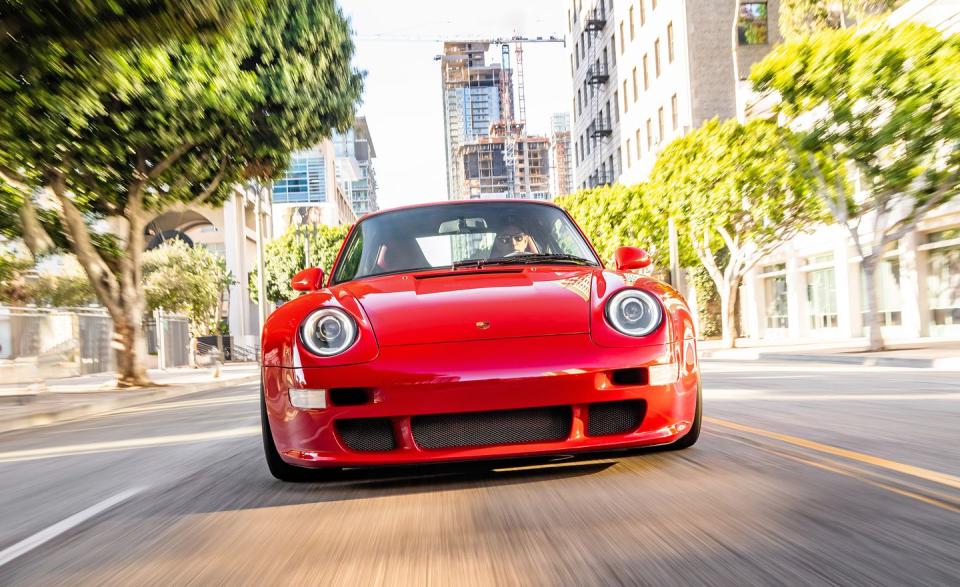 <p>Gunther Werks has been restoring, rebuilding, and redoing <a href="https://www.caranddriver.com/porsche/911" rel="nofollow noopener" target="_blank" data-ylk="slk:Porsche 911s;elm:context_link;itc:0;sec:content-canvas" class="link ">Porsche 911s</a> for a little over two years. So far, the small shop in Garden Grove, California, has produced just two customer cars. Each began life as a 993, the final air-cooled 911, and four more are currently in the works.</p>