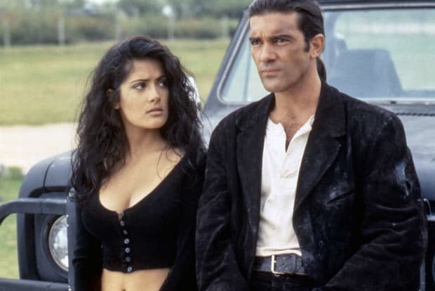 Salma Hayek and Antonio Banderas in "Desperado"<p>Columbia Pictures</p>