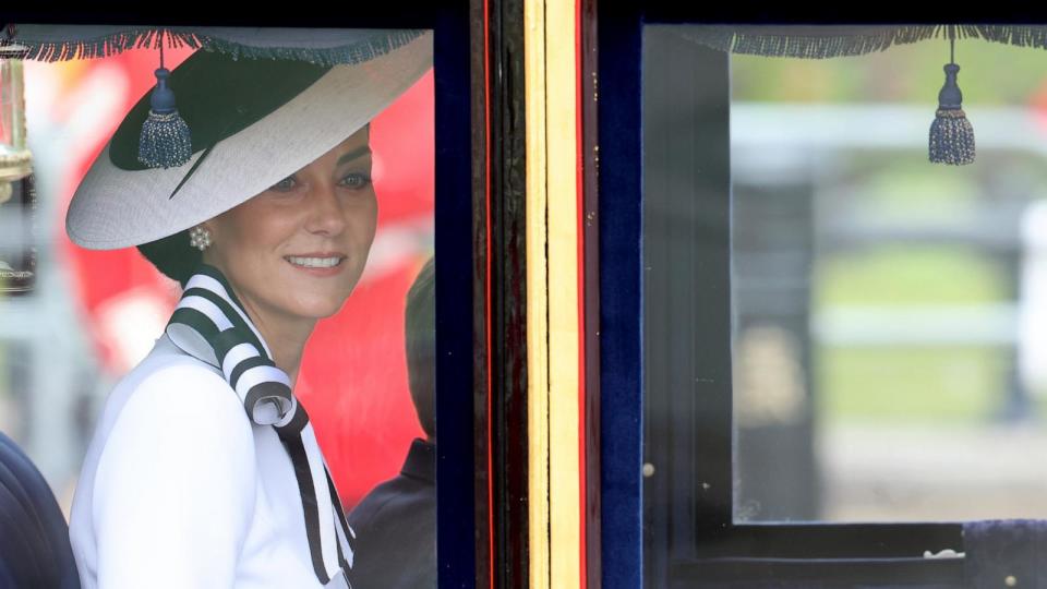 Zdjęcie: Katarzyna, księżna Walii podczas Color Band w Pałacu Buckingham 15 czerwca 2024 r. w Londynie.  (Chris Jackson/Getty Images)