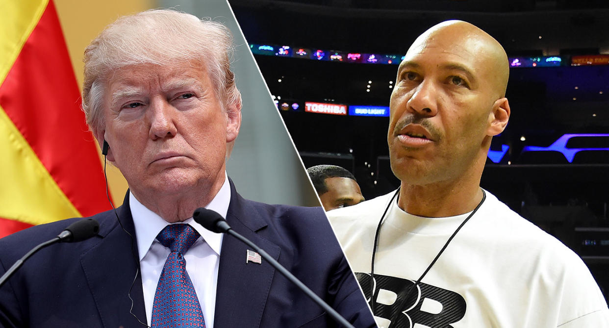 Donald Trump, LaVar Ball (Getty Images)