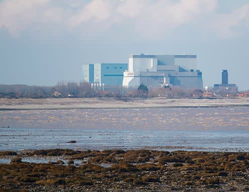 <span class="caption">Hinkley Point B was built in the 1970s. The proposed plant, Hinkley C, will be built next door.</span> <span class="attribution"><span class="source">jgolby / Shutterstock</span></span>