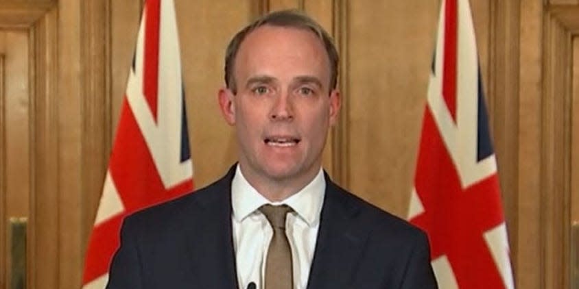 dominic raab designated survivor boris johnson prime minister