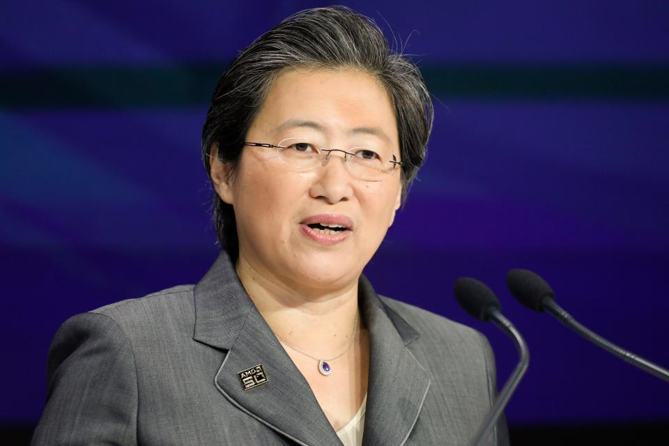 Lisa Su, president and CEO of Advanced Micro Devices, at $29.5 million, was the highest-paid female CEO for 2021, as calculated by The Associated Press and Equilar, an executive data firm.