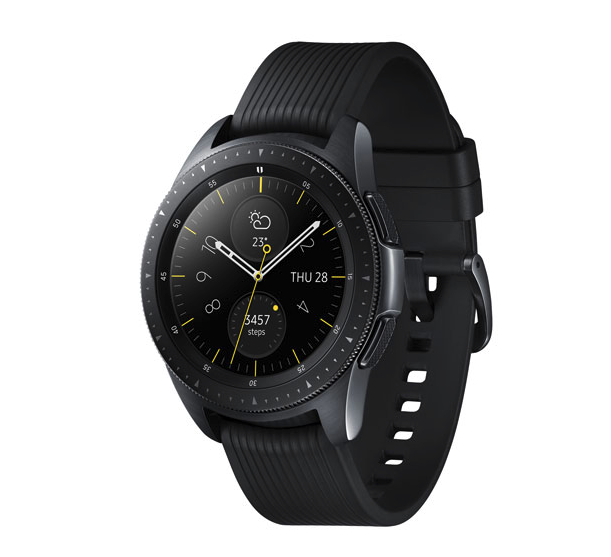 Samsung Galaxy Watch 42mm Smartwatch with Heart Rate Monitor. Image via Best Buy.