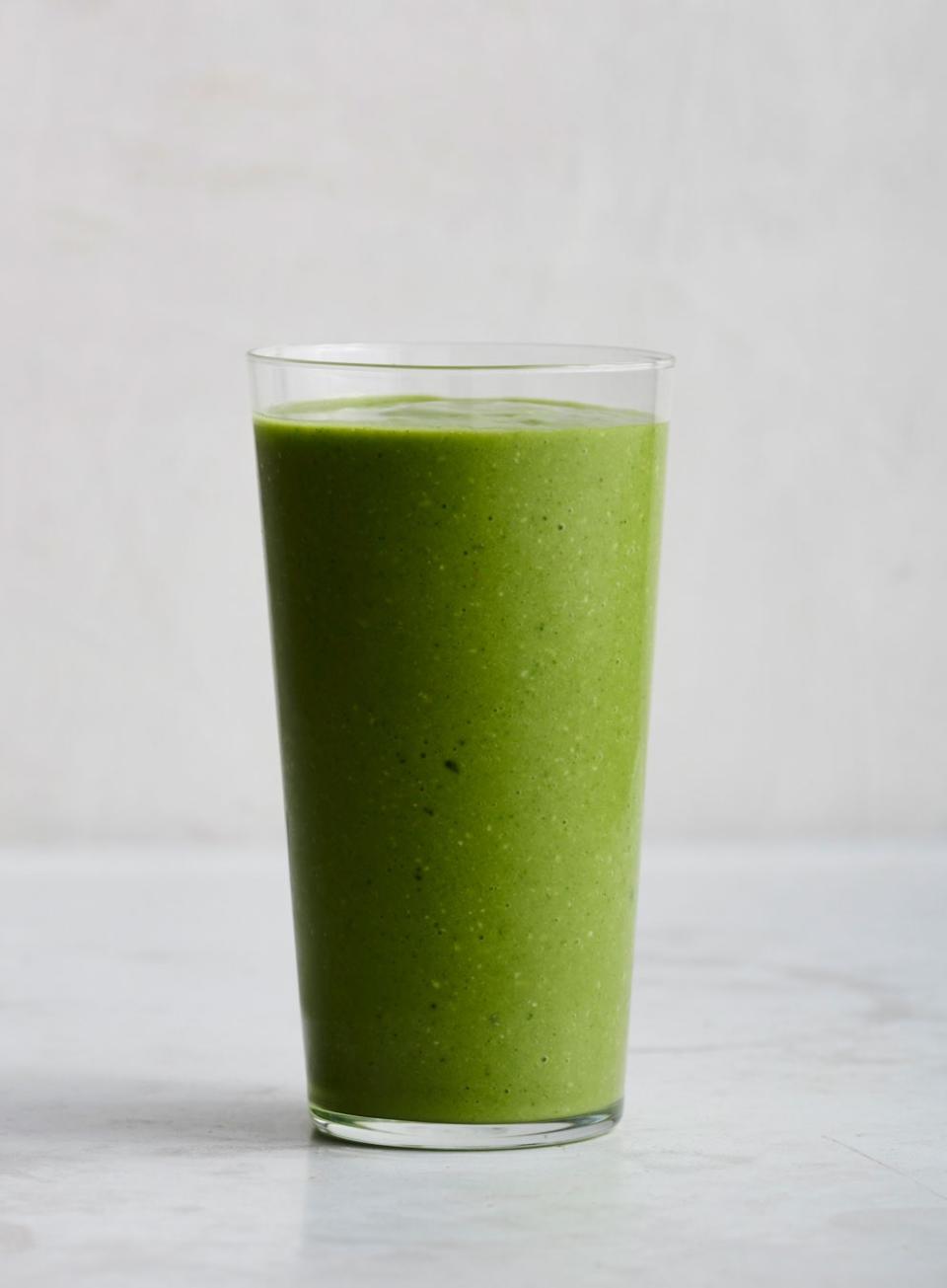 Avocado, Kale, Pineapple, and Coconut Smoothie