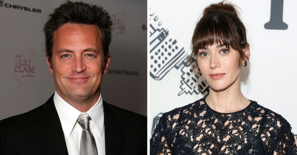 Matthew Perry and Lizzy Caplan