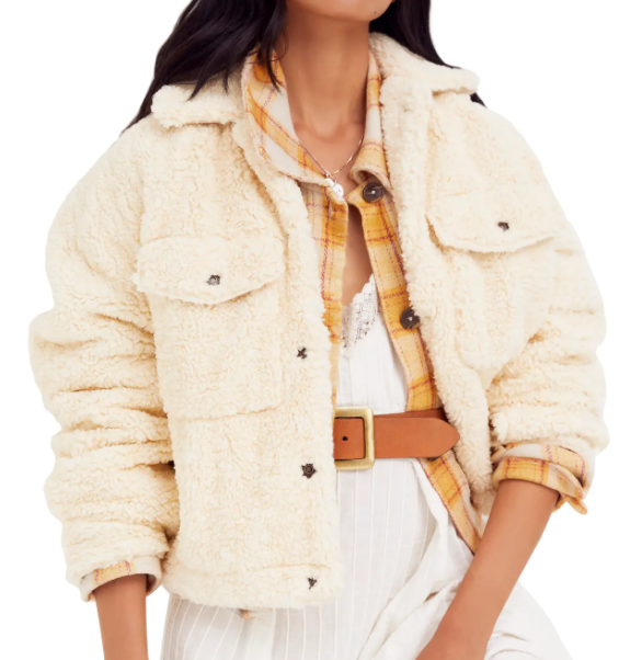 Free People Teddy Swing Jacket