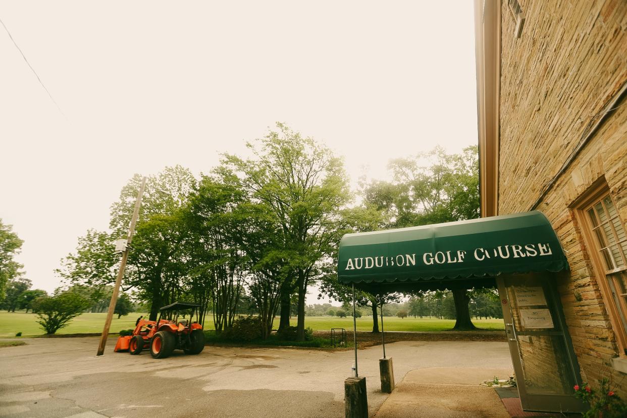 The Audubon Golf Course can be seen on Wednesday, April 17, 2024 at 4160 Park Avenue in Memphis, Tenn. The park is undergoing renovations.