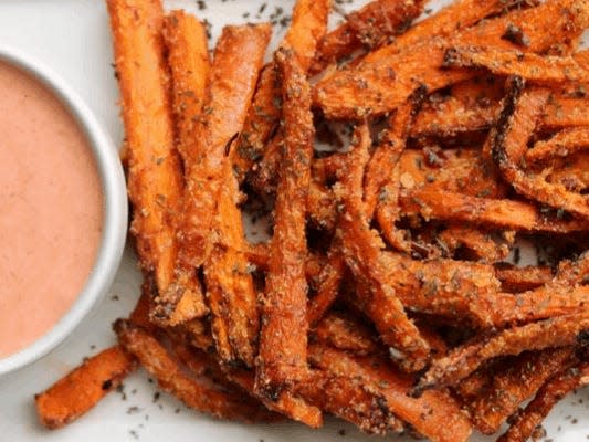 air fryer carrot fries