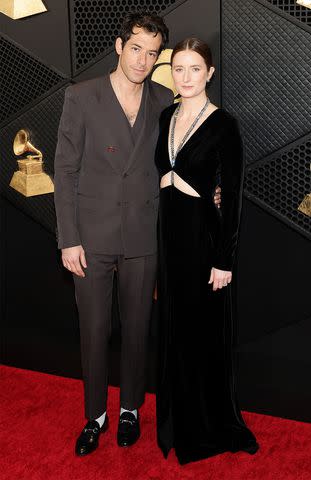 <p>Kayla Oaddams/WireImage</p> Mark Ronson and Grace Gummer at the 2024 Grammys