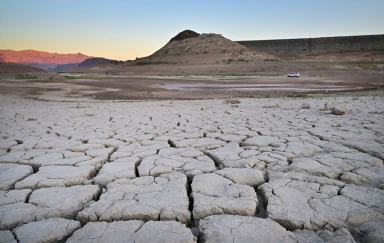 El lecho seco del lago Mead, en Boulder (Nevada, EEUU), en una imagen del 15 de septiembre de 2022 (Frederic J. Brown)