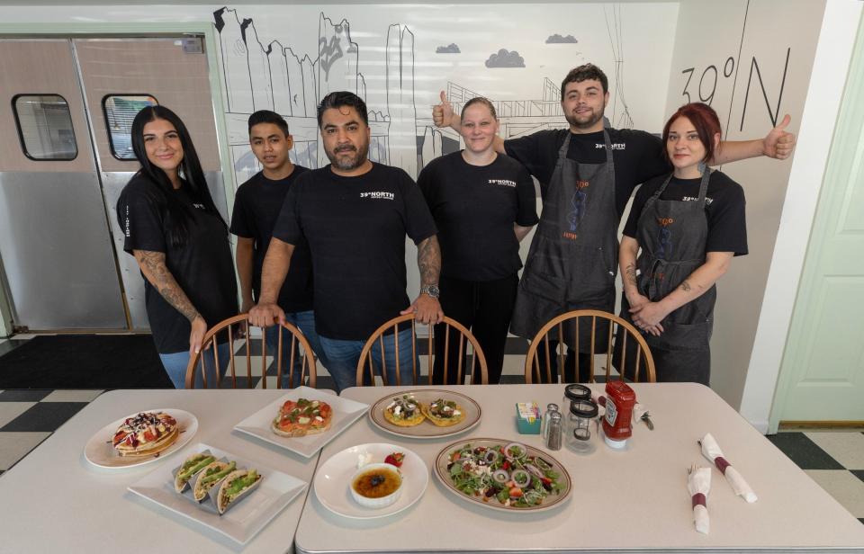 Owner Diego Sanchez (third from left) and his staff at 39 Degrees North, formerly Horizon Diner, in the Manahawkin section of Stafford.