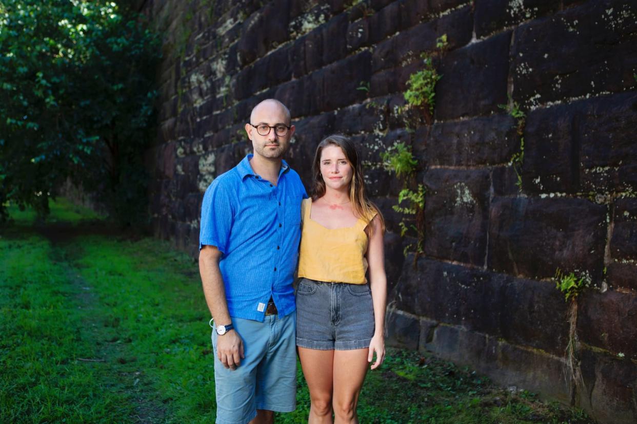 Image: Corey Eisenstein was planning a wedding with his then-fiancee Kate Goss in March 2019 when their venue deposit check was stolen and altered. (Calla Kessler / for NBC News)