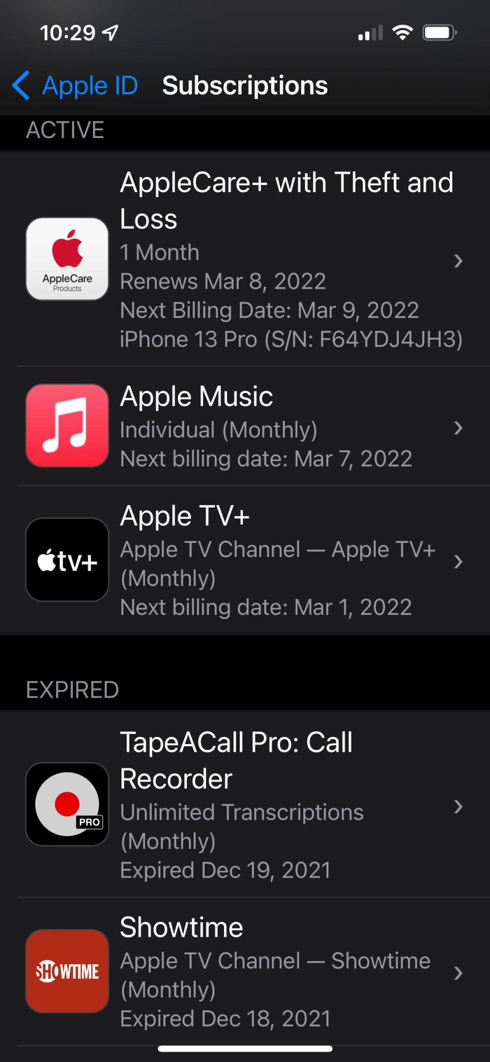 You can check which subscriptions are active on your phone and cancel the ones you&#39;re not using.