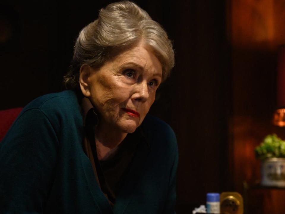 Curtain call: The late Dame Diana Rigg in ‘Last Night in Soho' (Focus Features)