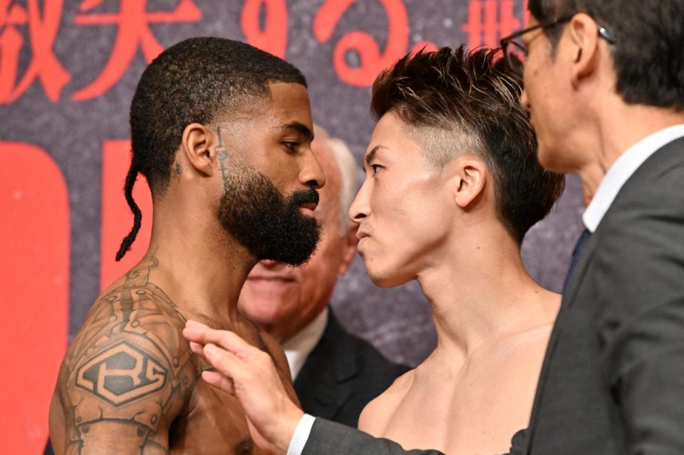 Both fighters are undefeated as professionals, with Inoue having been undisputed at 118lbs (AFP via Getty Images)