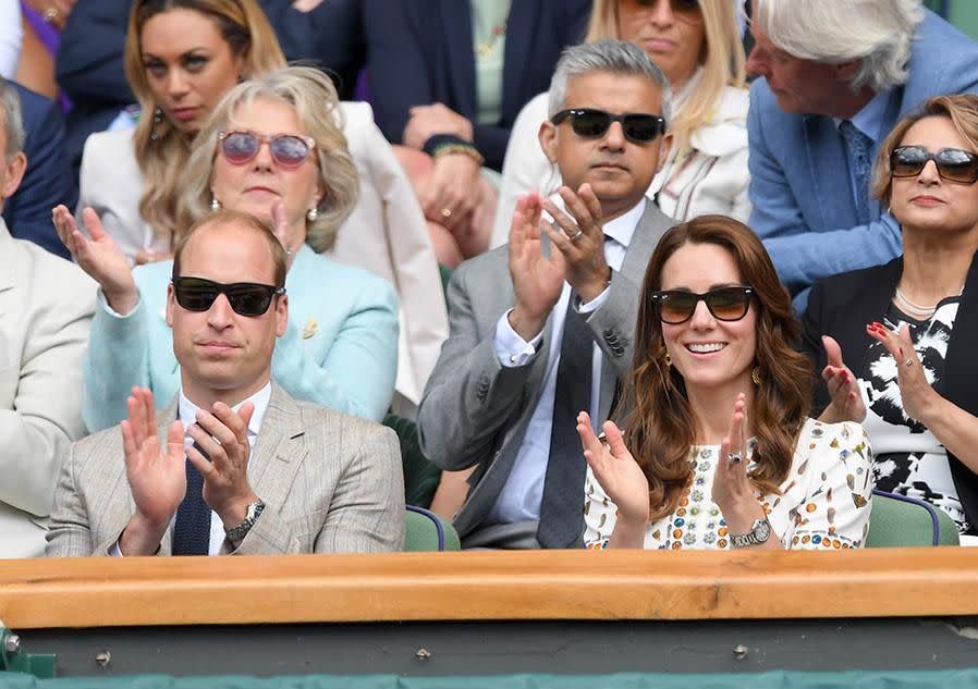 Prince William and Kate Middleton attended Wimbledon last month. Photo: Getty Images.