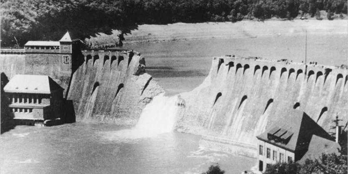 Edertalsperre Germany Ruhr Valley dam dambuster WWII