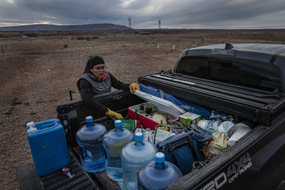 Shanna Yazzie on Navajo Nation.