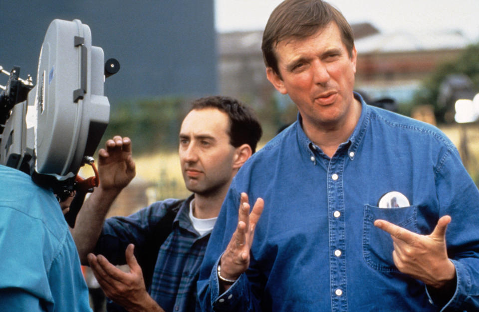 Mike Newell (right) won the Best Film Bafta for Four Weddings and a Funeral. (Gramercy Pictures/Everett Collection)