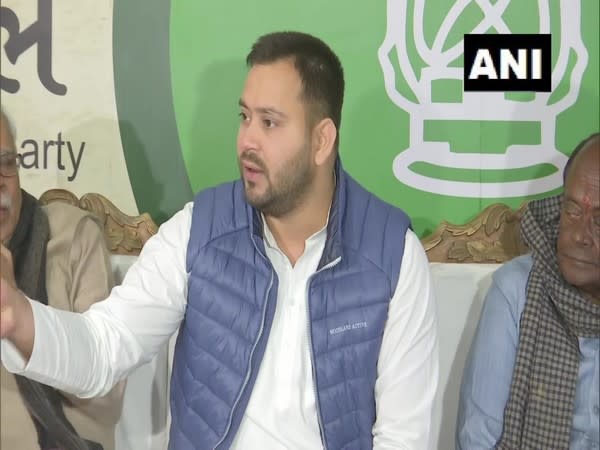 Rashtriya Janata Dal (RJD) leader Tejashwi Yadav. (Photo/ANI)